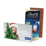 100g Premium Schokolade von Lindt bedrucken zu Weihnachten