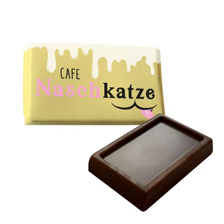 Mini-Schokoladen-Täfelchen „Individuell“ mit eigenem Logo oder Motiv bedrucken