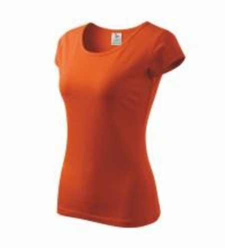 Damen T-Shirt Pure mit Werbung oder Logo