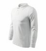 Herren Polohemd Single J. LS mit Werbung, Logo