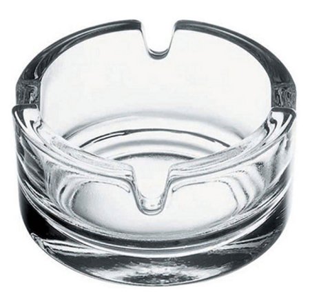 Mini Glas Aschenbecher mit Werbedruck