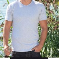 Mens Slim Fit V-Neck Tee