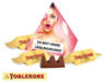 Toblerone Mini, 3er mit Firmenlogo / Werbedruck