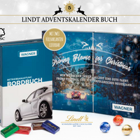 Adventskalender Buch mit Logo