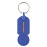 PP819035 Schlüsselanhänger mit € 0,50 Einkaufswagen-Münze mit Werbung oder Logo