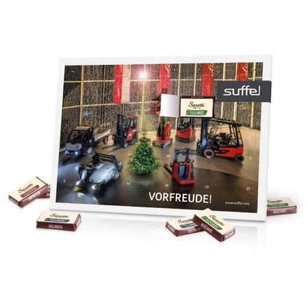 Tisch-Adventskalender Business Exklusiv mit Werbedruck