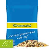 Bio-Müsli-Tüte Maxi mit Werbung oder Logo