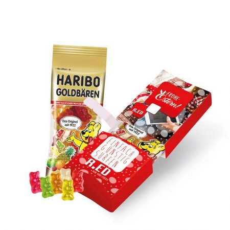 Promo-Pack mit Haribo Goldbärchen mit individueller Werbung