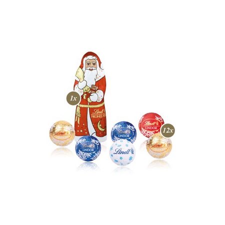 12 Stück Lindt „Minis“ in Graspapier Geschenktüte mit eigenem Design