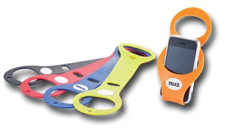 Silikon Handyhalter, blau
