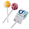 Lolli im Werbe-Display mit Werbedruck oder Firmenlogo