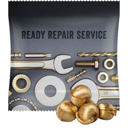 Goldnüsse Bonbons ca. 15g in Midi-Tüte mit Logo
