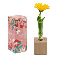 Mini-Vase als Logo und Werbegeschenk