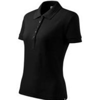 Damen Polohemd Cotton Heavy mit Werbung