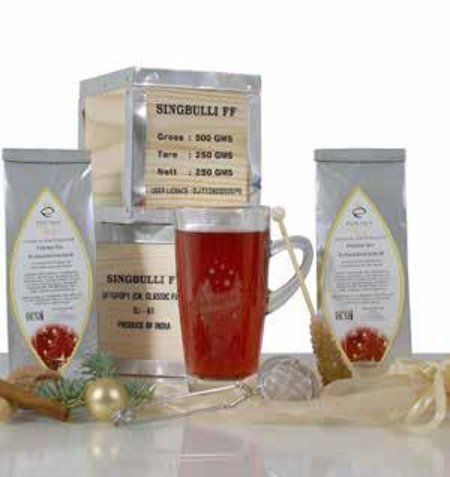 Weihnachtsfrüchte Tee Set mit Werbung oder Logo