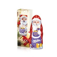 Milka Weihnachtsmann 90g mit Logo