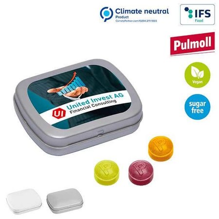 MINI-Klappdose Pulmoll Pastillen mit Werbung