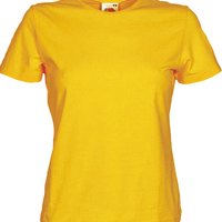 Lady-Fit Crew Neck T mit Werbung oder Logo