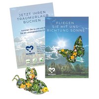 Samenpapier DIN A6 mit Werbedruck oder Firmenlogo