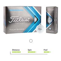 Titleist Tour Speed Golfball mit eigenem Logo bedrucken