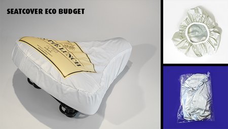 Fahrradsattelschutz Eco Budget mit Ihrem Logo