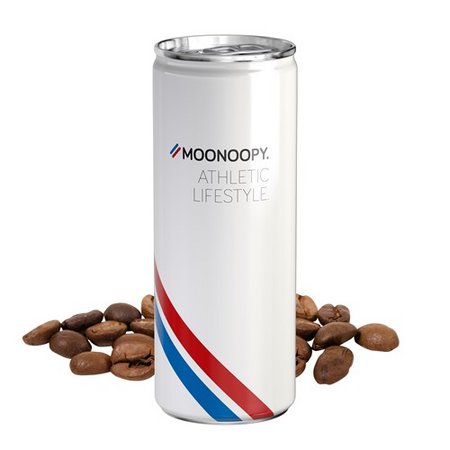 Latte Macchiato 250ml Dose bedrucken Fullbody