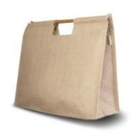 Large Jute Shopper Traditional mit Werbung