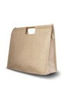 Large Jute Shopper Traditional mit Werbung