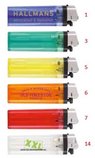 Feuerzeug Transparent Farben mit Werbung