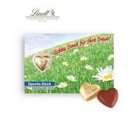 Schokokarte Business Lindt mit individueller Werbung