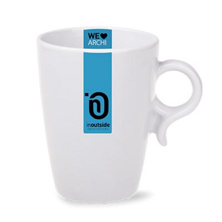 Porzellanbecher Costa mit eingenem Design