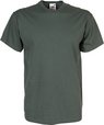 Value V-Neck-Shirt mit Werbung oder Logo