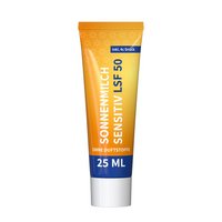 25ml Tube Sonnenmilch sensitiv LSF50 bedrucken als Werbeartikel