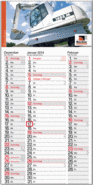 3-Monatskalender "Notice"