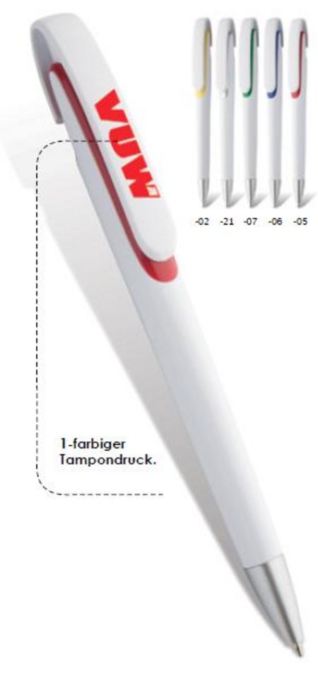 "Klinch" Kugelschreiber mit Werbung oder Logo