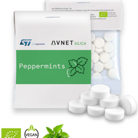 Express Bio Pfefferminz Drops 15g mit Werbedruck