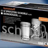 G´spritzte 0,25l SAN, 6-er Karton mit Logo