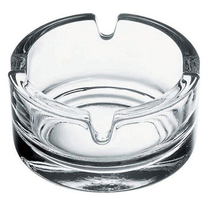Mini Glas Aschenbecher mit Werbedruck