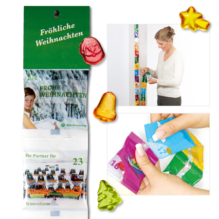 Fruchtgummi-Ketten-Adventskalender