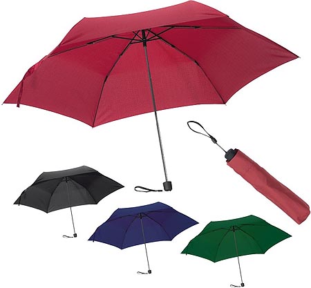 Mini Sturmregenschirm mit Werbung