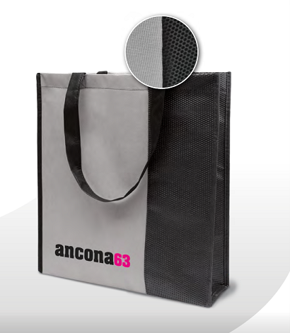 Ancona Tasche mit Werbung oder Logo