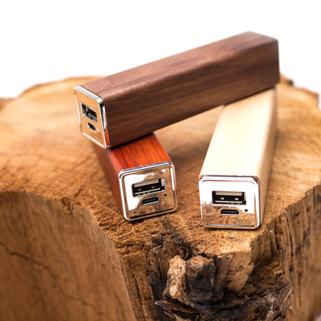 Power Bank Q-Pack Holz