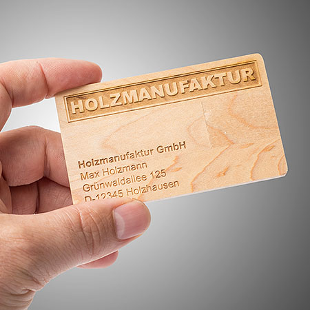 USB Card Holz