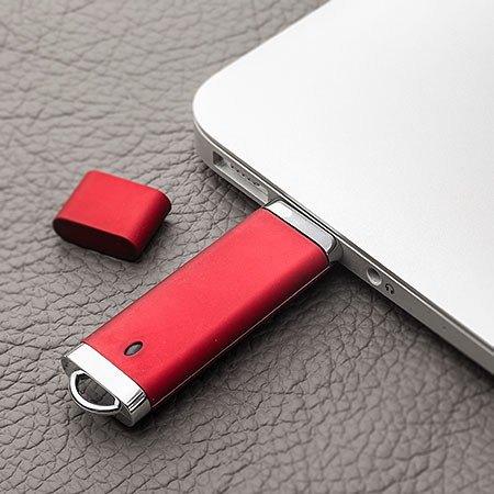 USB Stick Elegant Rubber